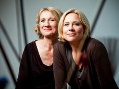 Fotoaufnahmen Kontrasax am 27.06.2012 Kˆln: Christina Fuchs und Romy Herzberg